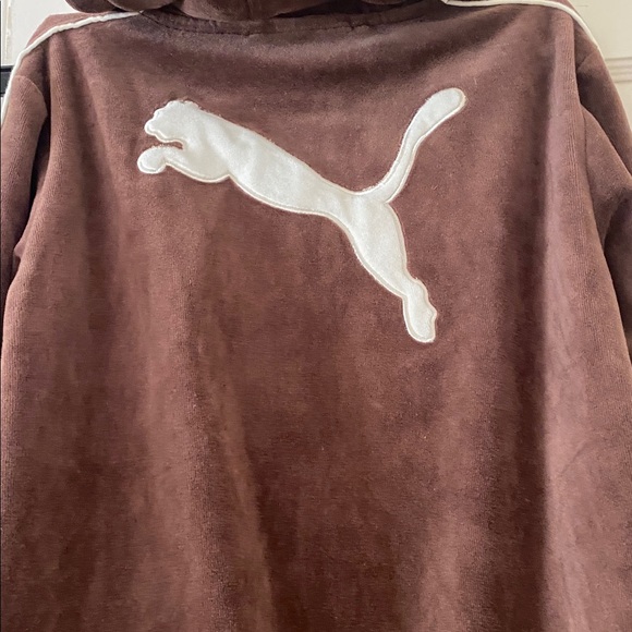 Puma Chestnut Velour Tracksuit Set - Picture 12 of 16